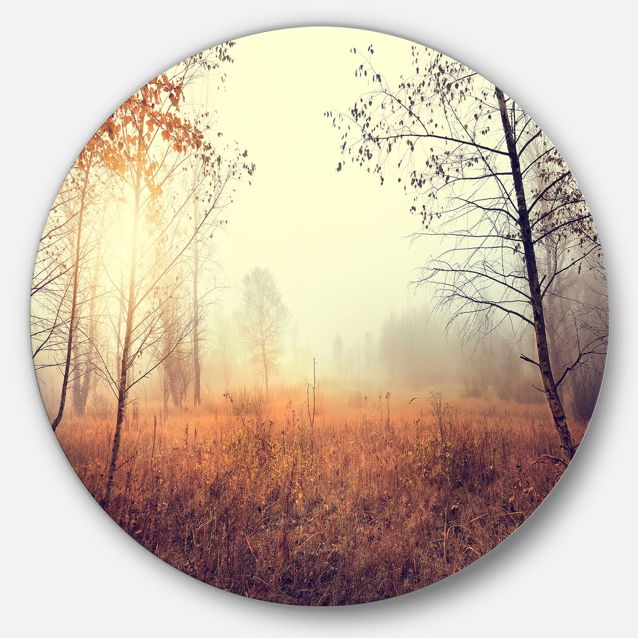 Designart - Beautiful Natural Landscape with Trees' Extra Large Wall Art Landscape